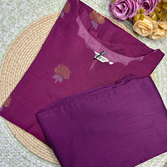Magenta Salwar Suit