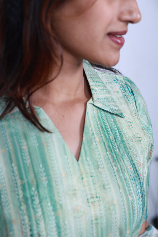Pastel Green Kurti