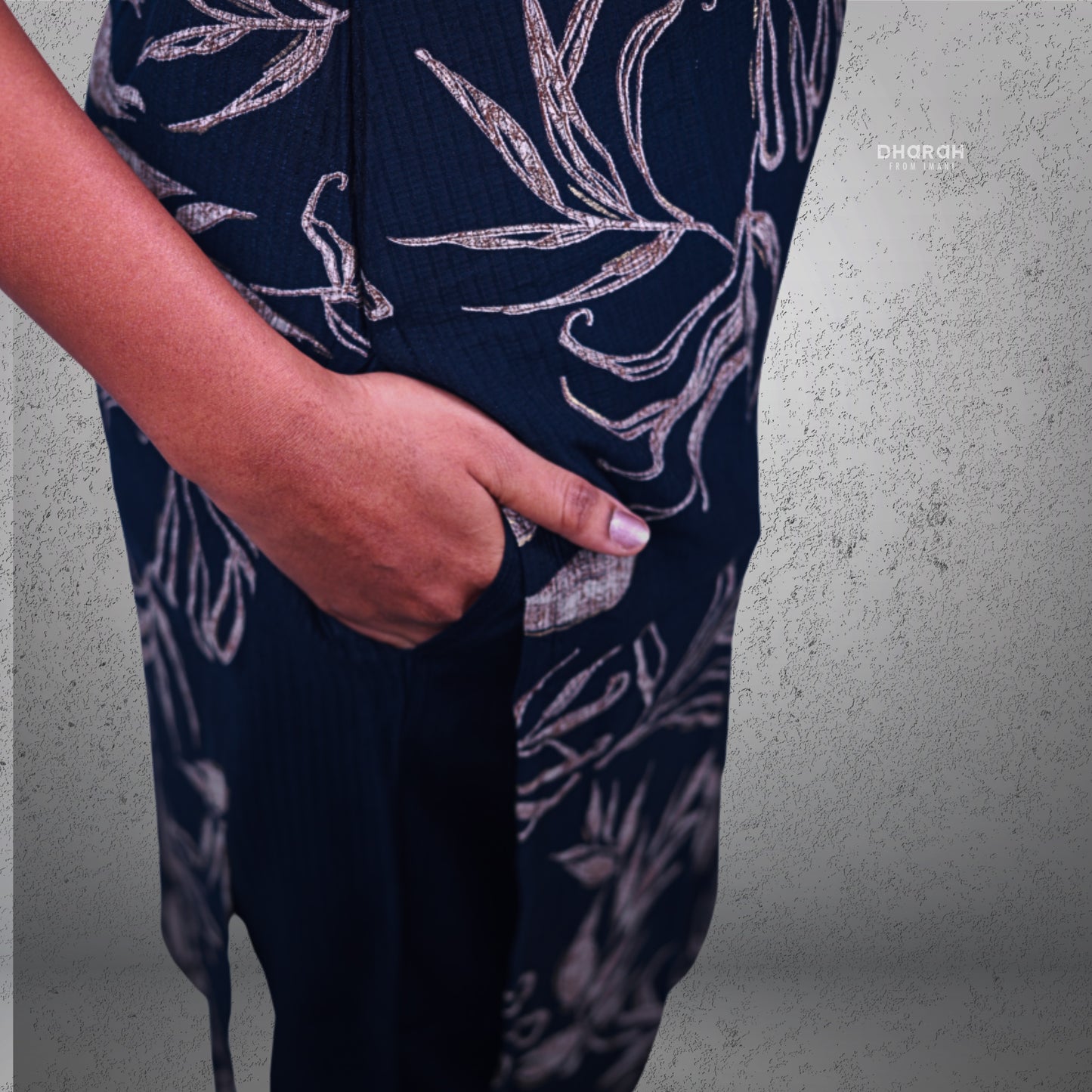Admiral blue Imported Fabric Trendy Co-ords Set