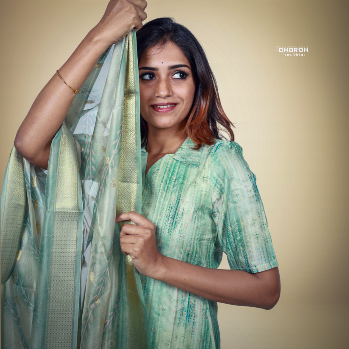 Pastal edition Soft Fancy Cotton Kurti & Dupatta 2-Piece Set
