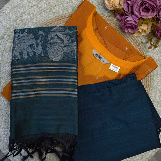 Mango Yellow Salwar Suit
