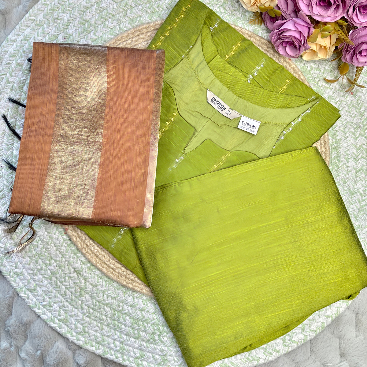 Moss Green Salwar Suit