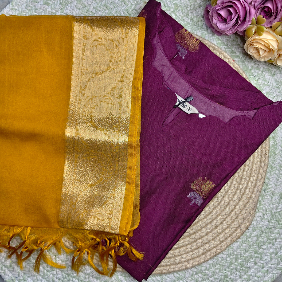 Magenta Salwar Suit