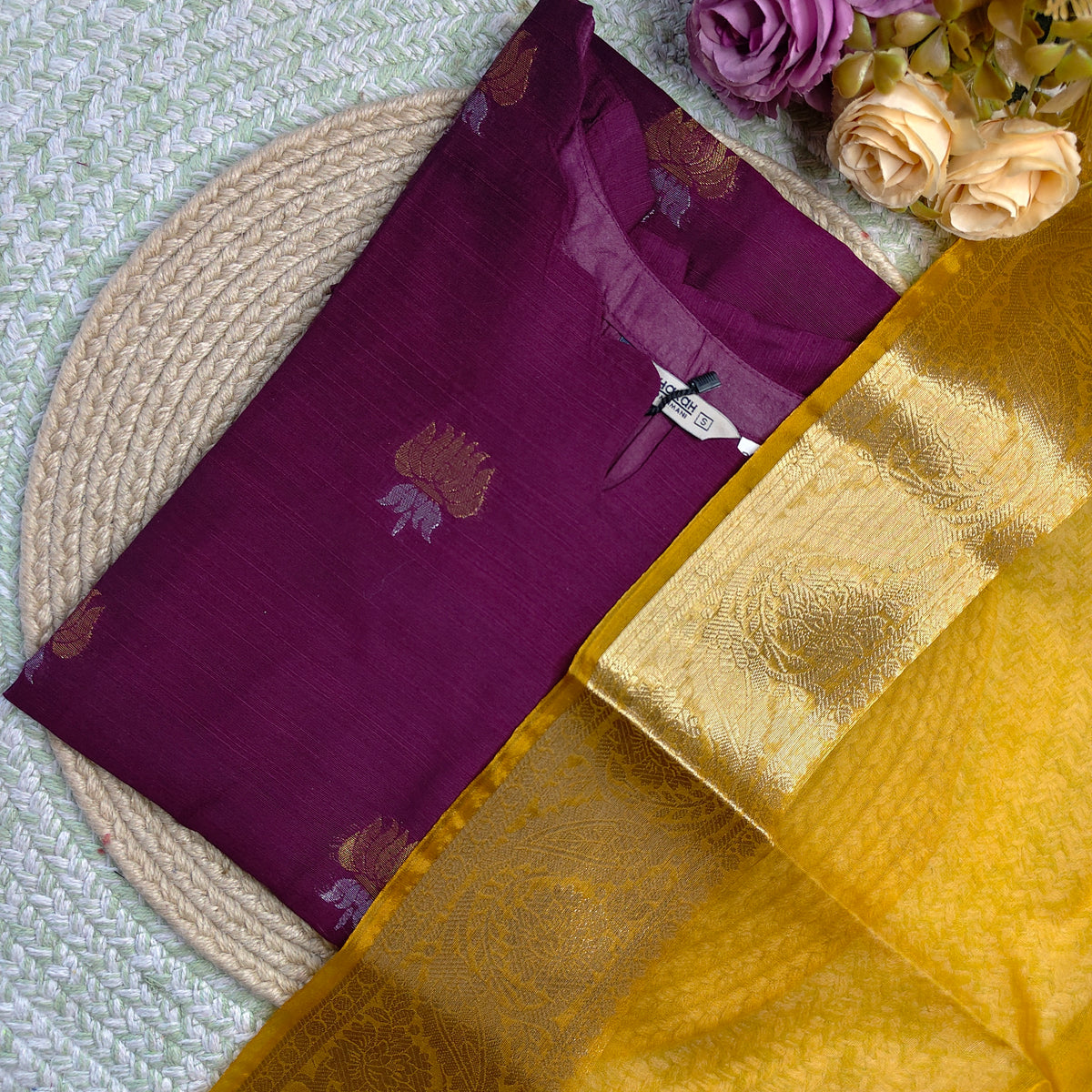 Magenta Salwar Suit