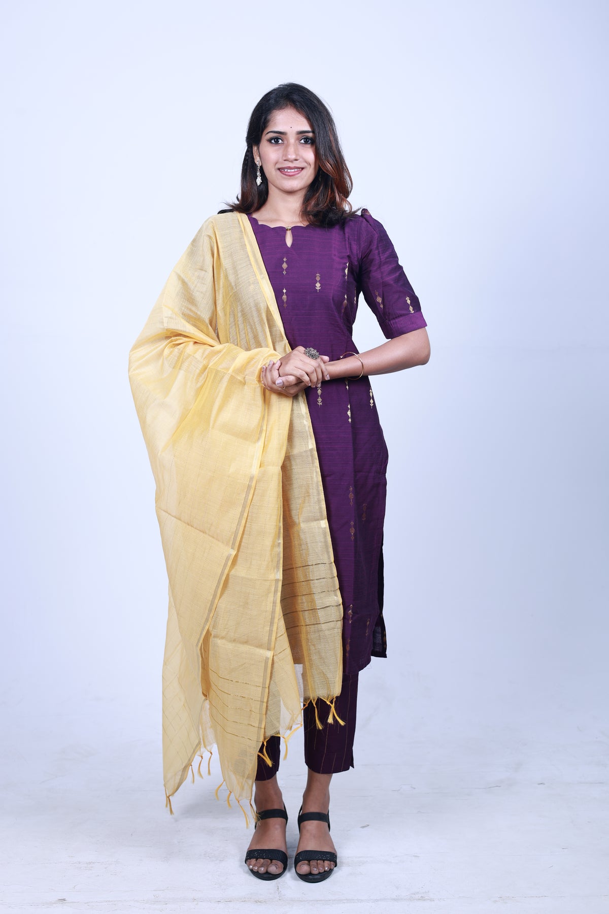 Luxe Violet Salwar Suit