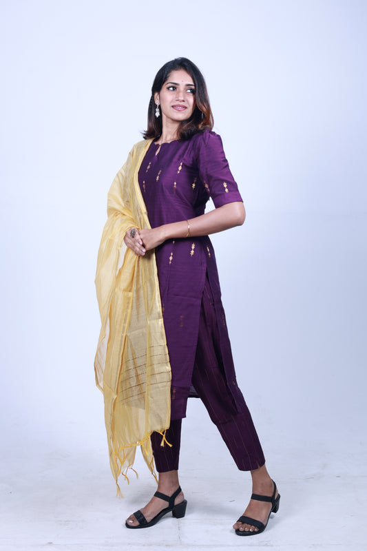 Luxe Violet Salwar Suit