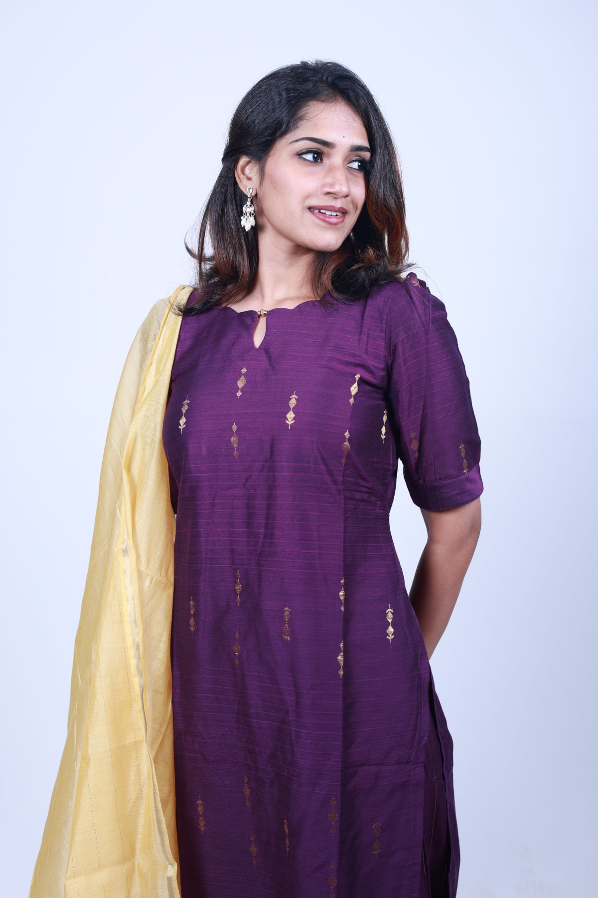 Luxe Violet Salwar Suit