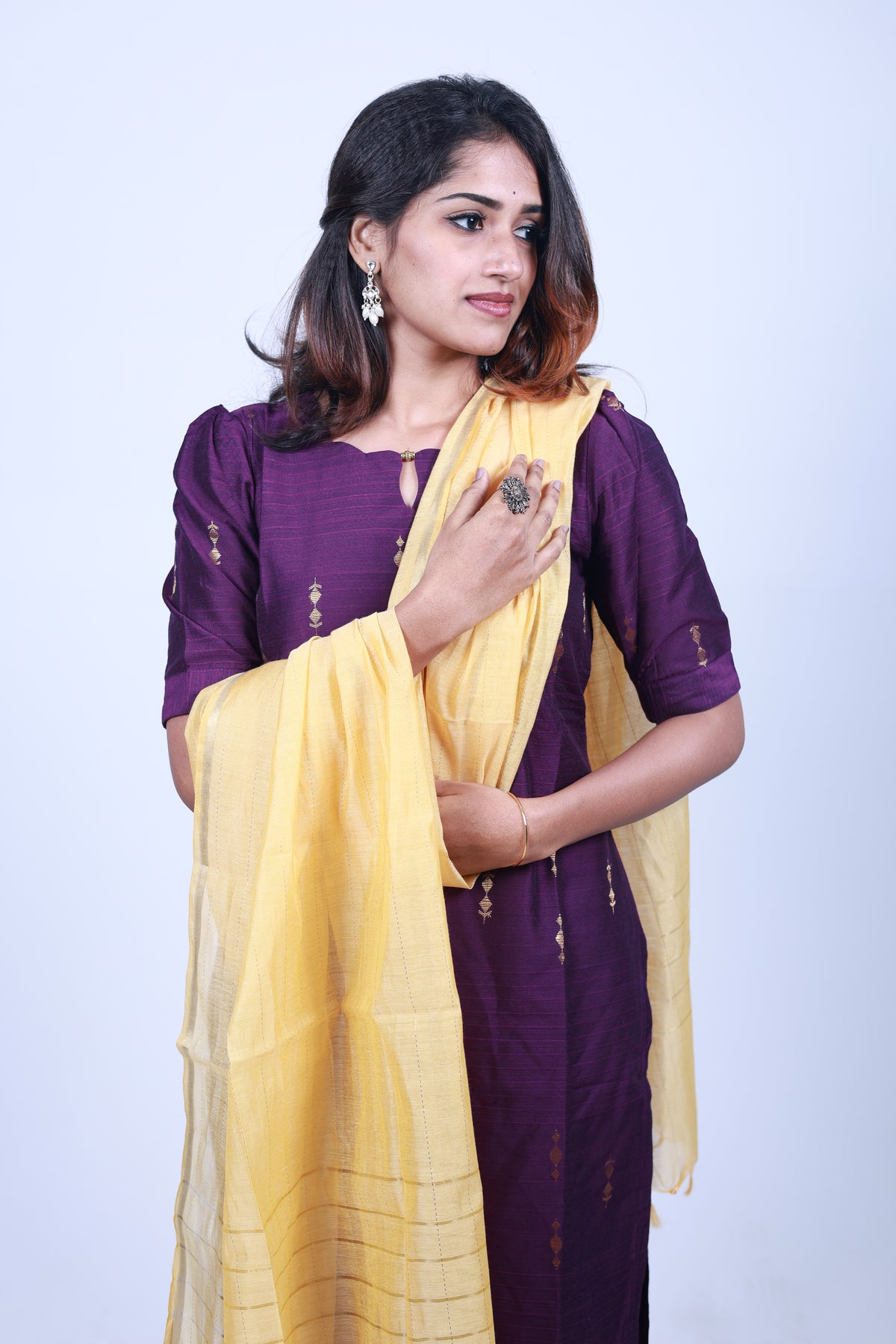 Luxe Violet Salwar Suit
