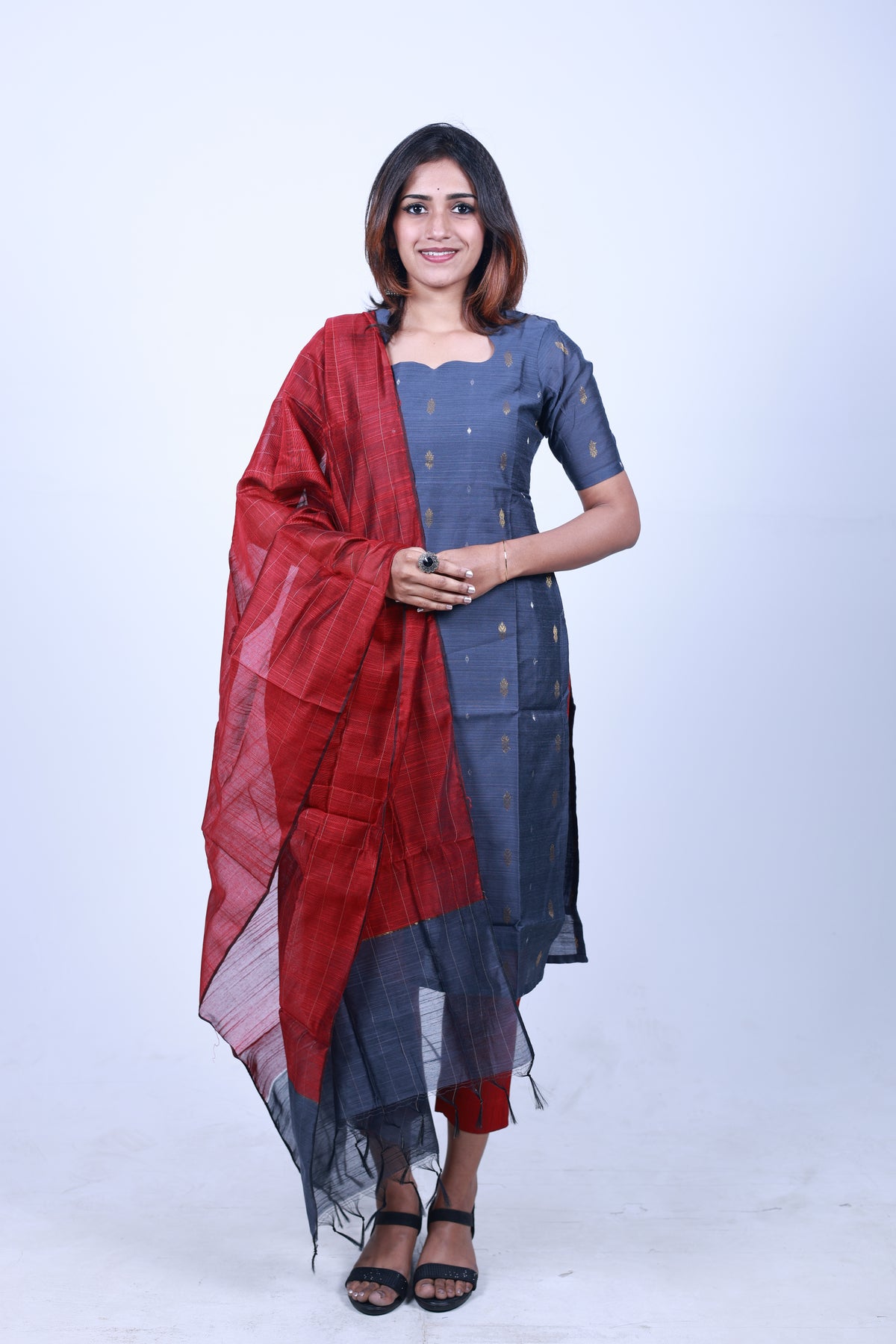 Classic Grey Salwar Suit